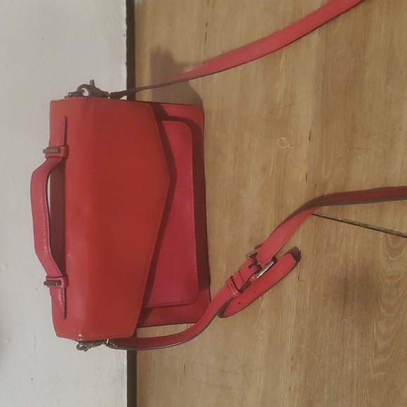 Botkier Cobble Hill Crossbody Bag in Red Patent Leather. - Picture 13 of 15